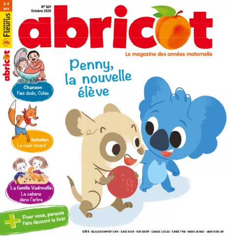 Abonnement Abricot Magazine 3 à 5 ans Petite enfance UNI Presse