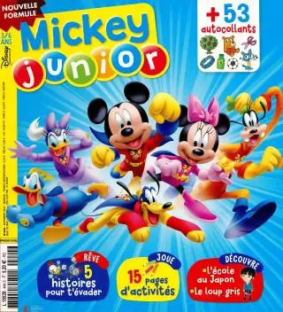 Abonnement magazine pour enfant dès 3 ans - Mickey Junior