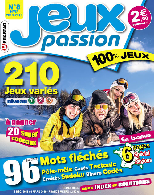 Jeux Passion Abonnement Magazine Jeux Uni Presse