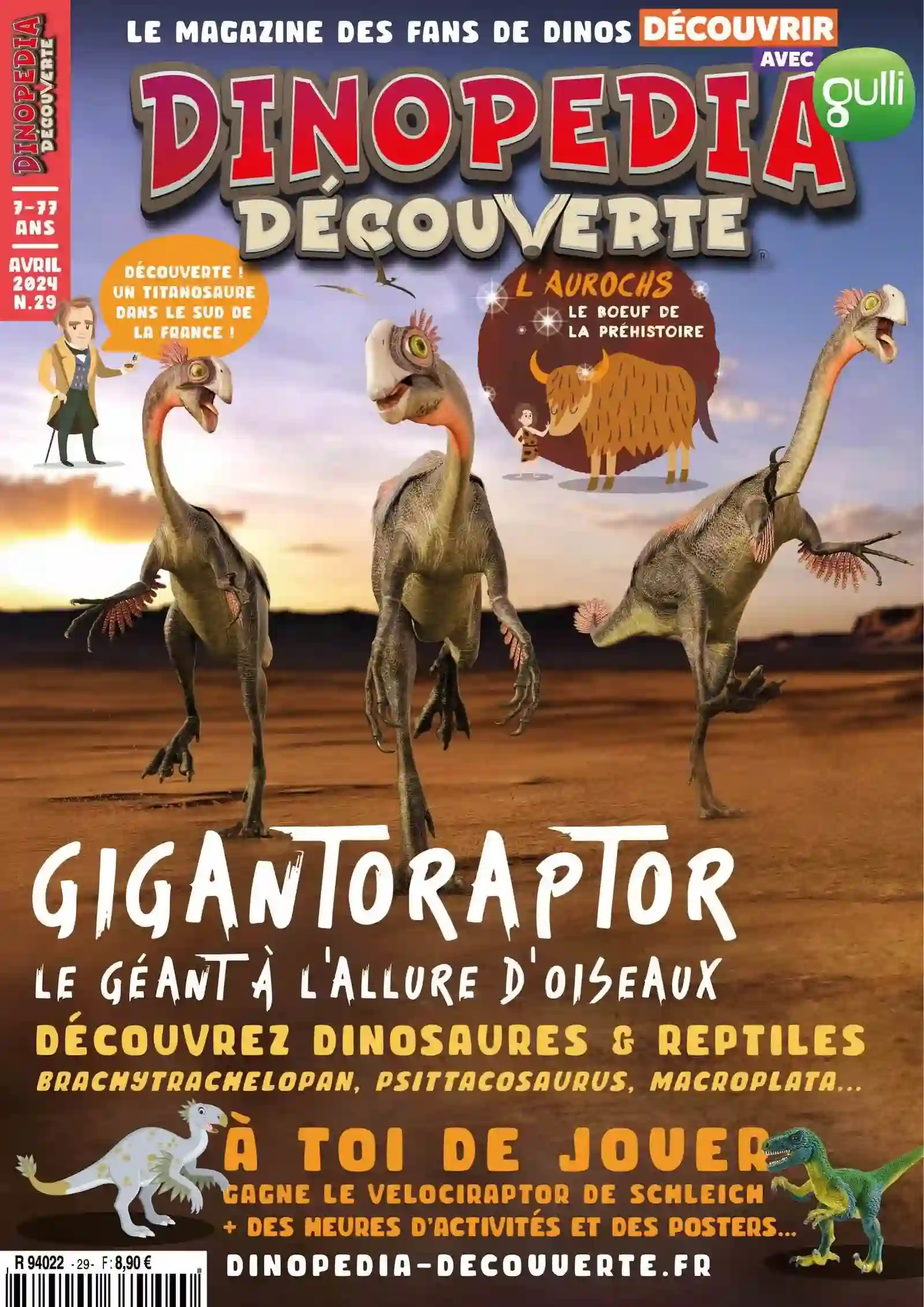 Abonnement Dinopédia découvertes