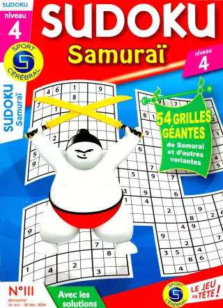 Sudoku Samouraï niveau 4