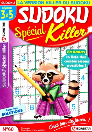 Sudoku Spécial Killer