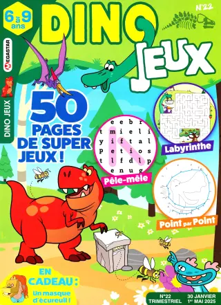 Abonnement Magazine Dino-Jeux